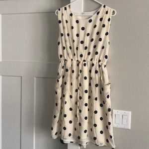Womens J Crew sleeveless silk mini dress